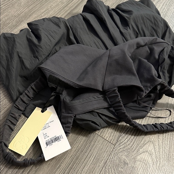 Chloris Mini Dress | CHARCOAL - Picture 4 of 5